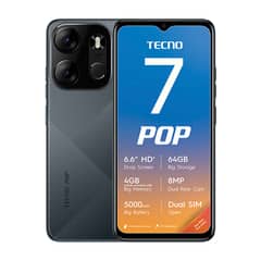 Tecno POP 7 Dual Sim 64GB Pin pack approved