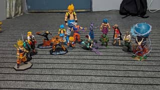 one piece and dragon ball action figures