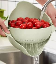 Pack of 2 Multi Purpose Drain Basket for Washing Vegetables & Fruits