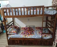 Pure Sheesham wood Bunk bed