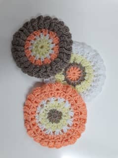 handmade crochet table mats