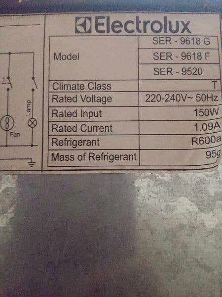 Electrolux fridge 5