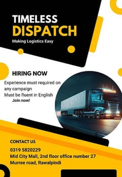 Hiring now For Truck Dispatching CSR's