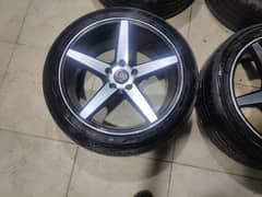 Original Vossen 18 inch Rim with Tyre for Civic