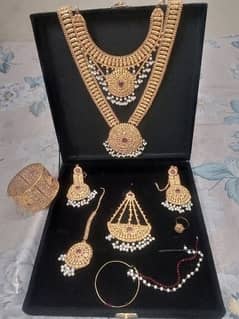 Jewelry set,necklace,guluband,earrings,doubleKara,bindiya,jhoomer,nath