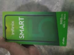Infinix Smart 5 complete box charger original ha no open no repair