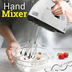 Hand Mix Beater 7 Speed Egg Beater With Chrome Beater Plus Dough Hook