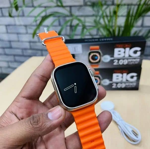 Ultra Smart Watch Infinite Display 49MM Dial Size Built In 0