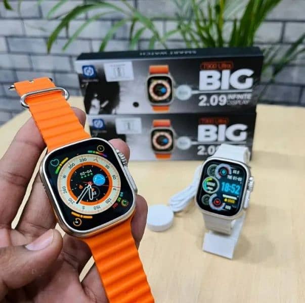 Ultra Smart Watch Infinite Display 49MM Dial Size Built In 3