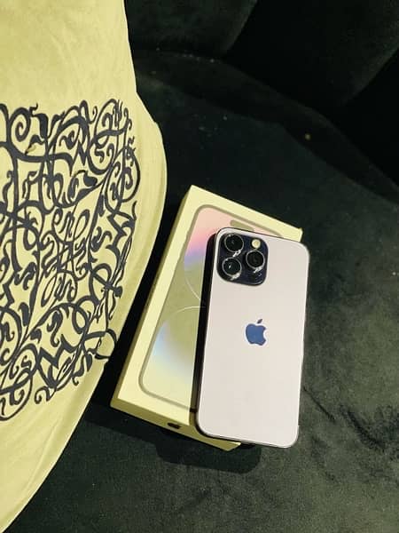 Iphone 14 pro max pta approved lla 128gb deep purple 1