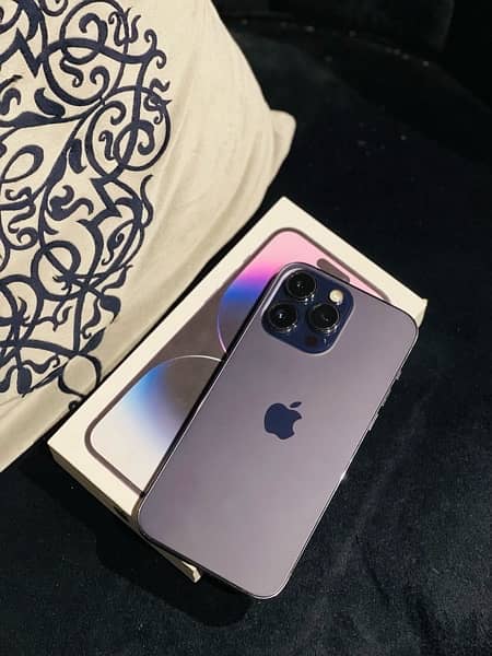 Iphone 14 pro max pta approved lla 128gb deep purple 2