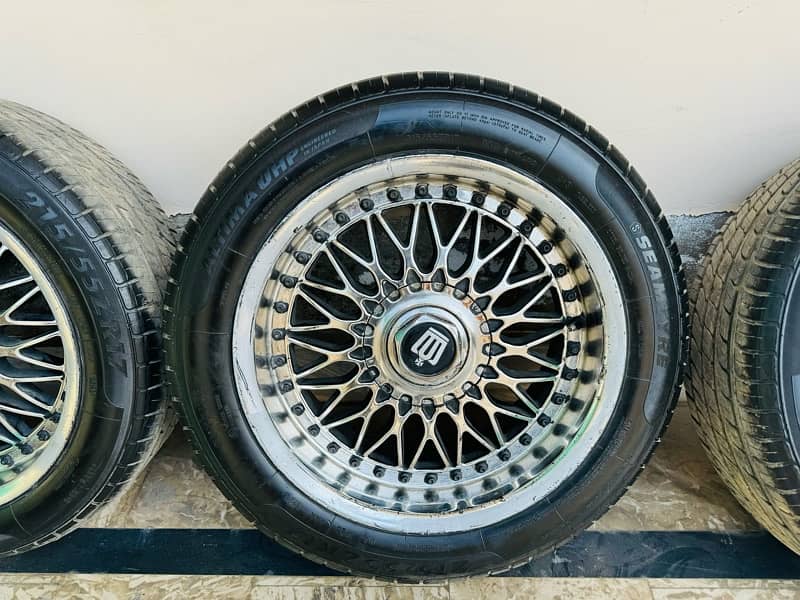 17 inch BBS rims with 215/55/r17 tyres 0