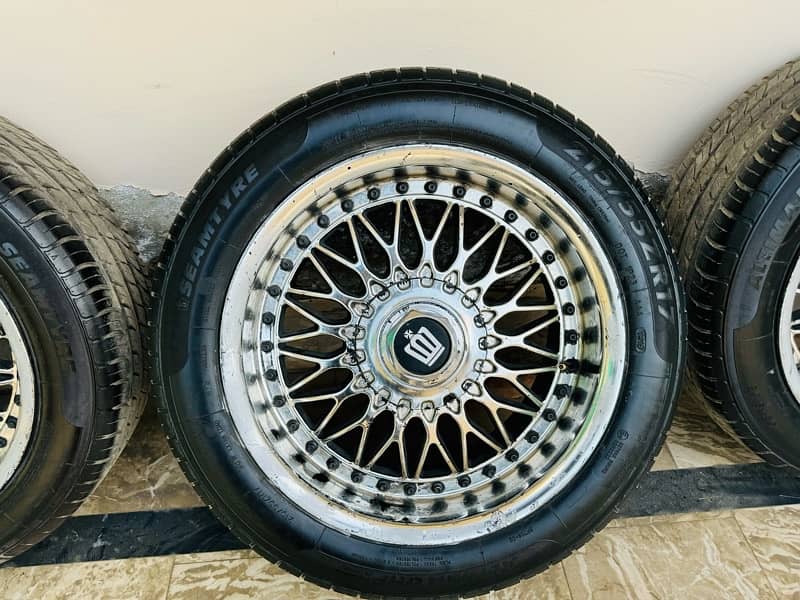 17 inch BBS rims with 215/55/r17 tyres 2