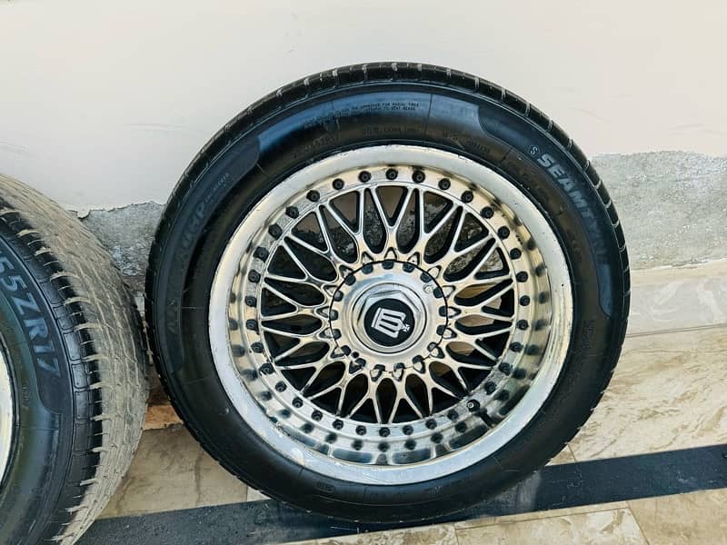 17 inch BBS rims with 215/55/r17 tyres 3