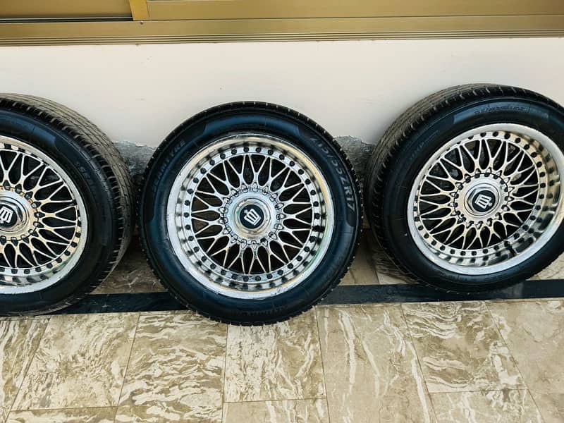 17 inch BBS rims with 215/55/r17 tyres 4