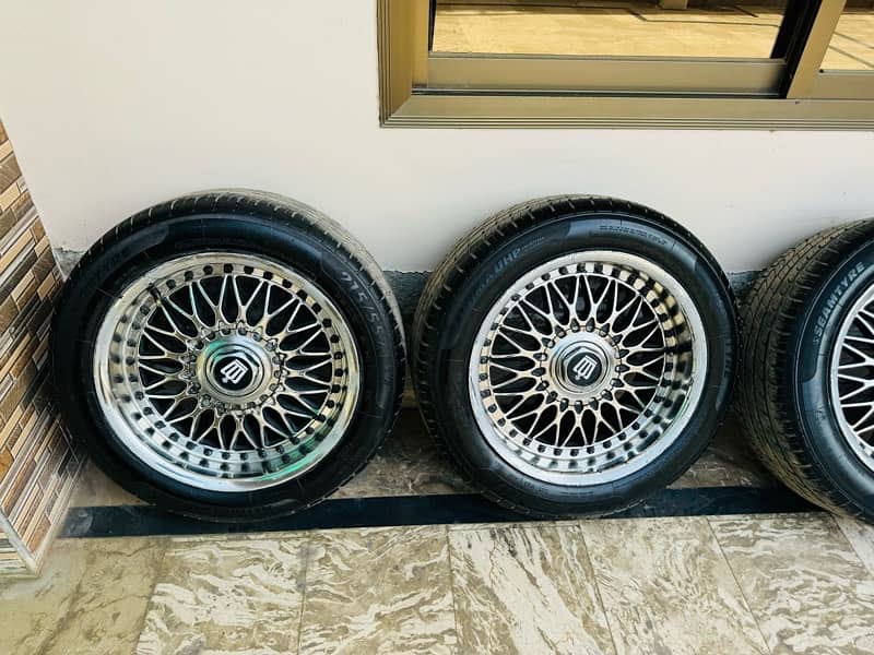 17 inch BBS rims with 215/55/r17 tyres 5
