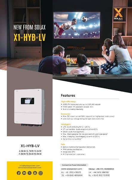 SOLAR MAX / CROWN / INVEREX / SOLAX / SAKO SOLAR HYBRID INVERTERS 19