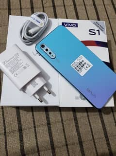 Vivo S1 with box charger pta Approved