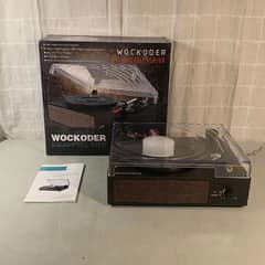 vintage LP Record Player gramophone Turntable voksun wockodor