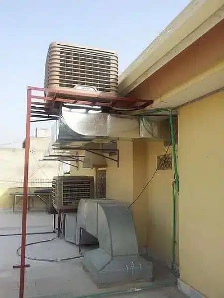 Evaporative Cooler , Cooling And Ducting Sysytem 9