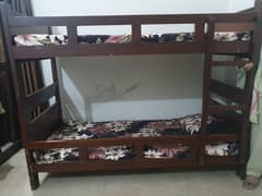 bunk bed. double story bed with matress