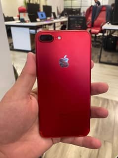 I phone 7+, 128 gb, Red color, 82 battery health
