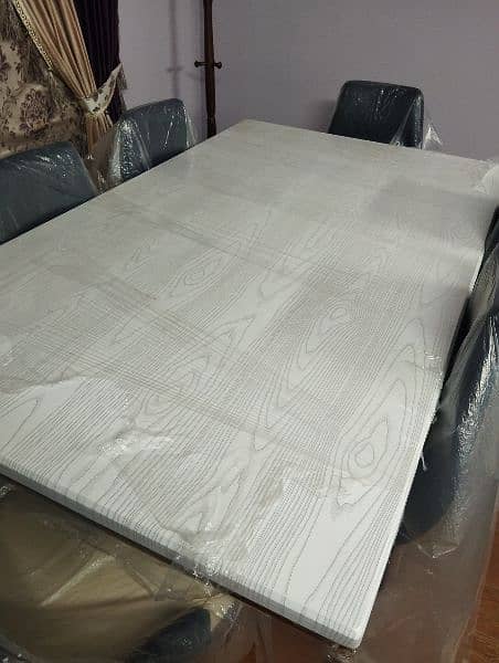 Latest Design Brand new dining table with 6 chairs 2