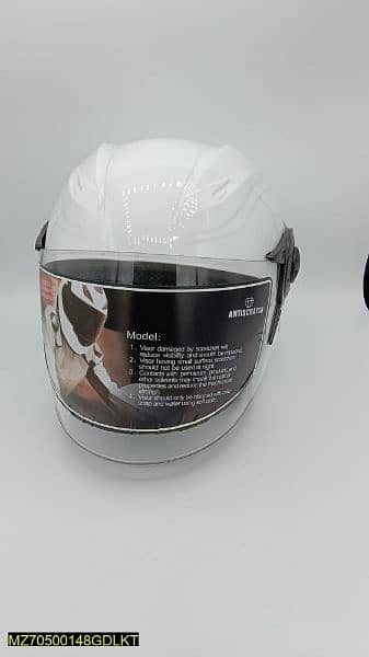 Brand New half face motorcycle helmet white 3