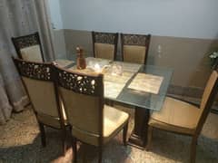 6 Seator dining table available (Pure Wood)