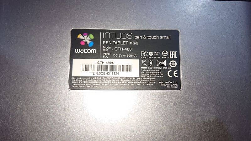 WACOM BAMBOO INTUOS CTH-480 6