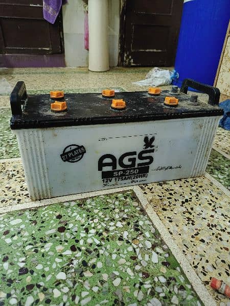 27 plates AGS sp-250 12v UPS Battery aik sal se bnd hai final 13500 0