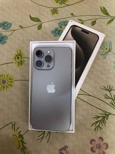 Iphone 15 pro max Natural Titanium available for sale