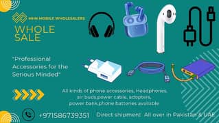 All kinds of phone accessories available