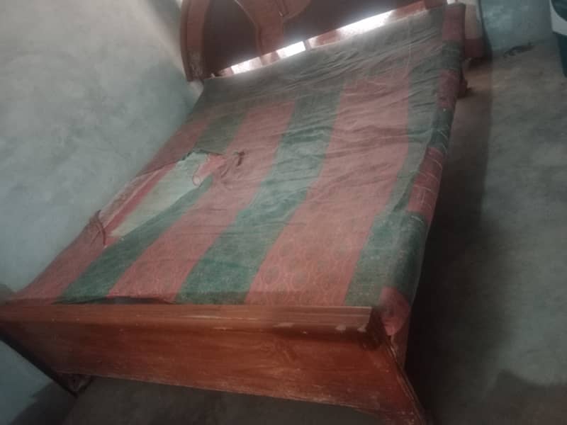 double bed with mattress 1