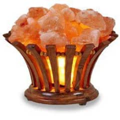 Himalayan Pink Salt Wooden Baskets are available with cash on delivery