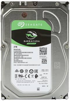 Seagate Barracuda 2 TB Internal Hard Drive HDD
