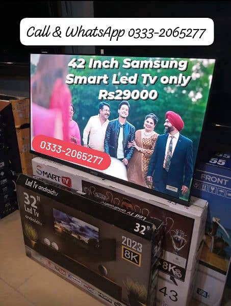 Smart 32 Inch Led Tv Slim Smart box pack Samsung New Model 2