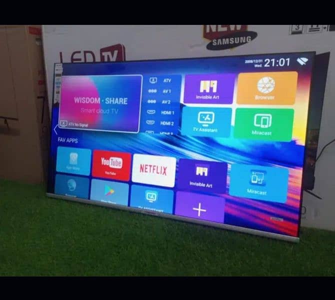 Smart 32 Inch Led Tv Slim Smart box pack Samsung New Model 5