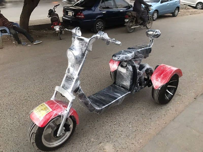 electric scooter Harley style 3 wheel 14