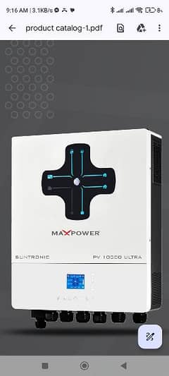 Maxpower Suntronic pv 1000 Ultra 8kw