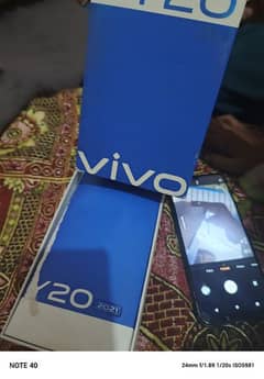 vivo y20 used only box