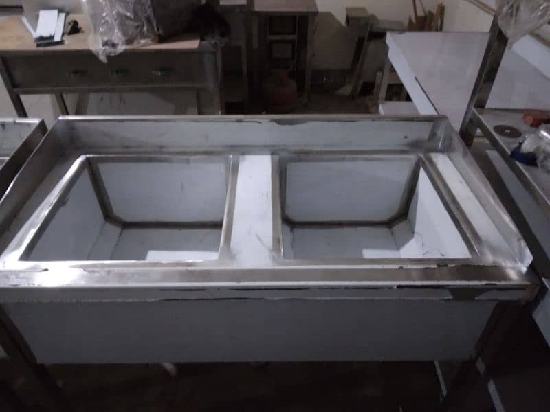 Washing Sink stainless steel non magnet 8