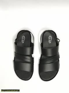 Men's Synthetic Material Sandals R-016, Black