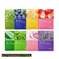 Fruit Extract face mask pack of 5