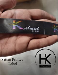 Woven Label/Sattan Printed Label