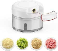 Mini Chopper Powerful Meat Grinder Hand-power Food Chopper Mincer Mixe