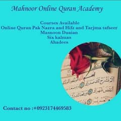 I am Online Quran Teacher