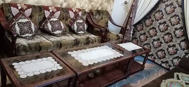 7Seater Sofa With 3 Tables