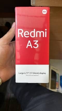 Redmi A3 Forest Green 4/128 GB PTA approved Box Packed
