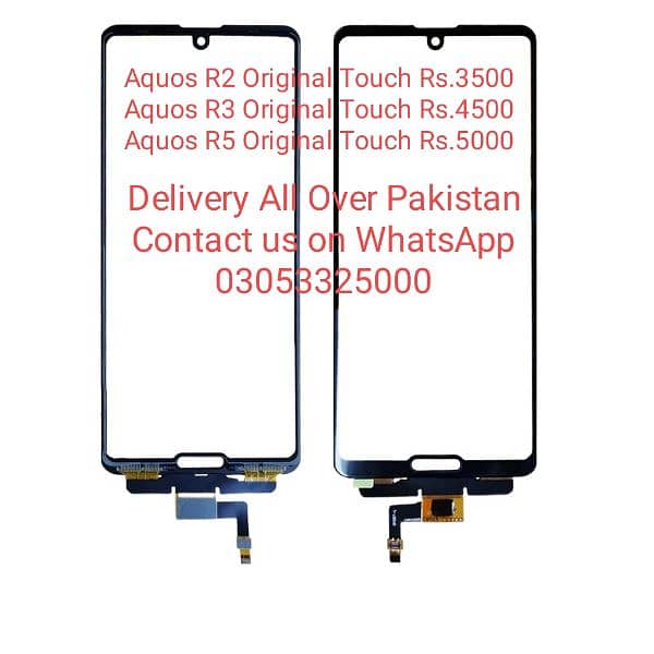 Sharp Aquas All Parts touch, Penal, Back Glass All Available 6